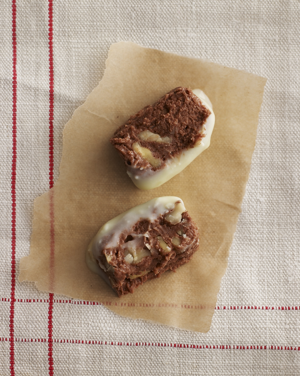 Cream Cheese Fudge and White Chocolate Ganache Jamie Geller