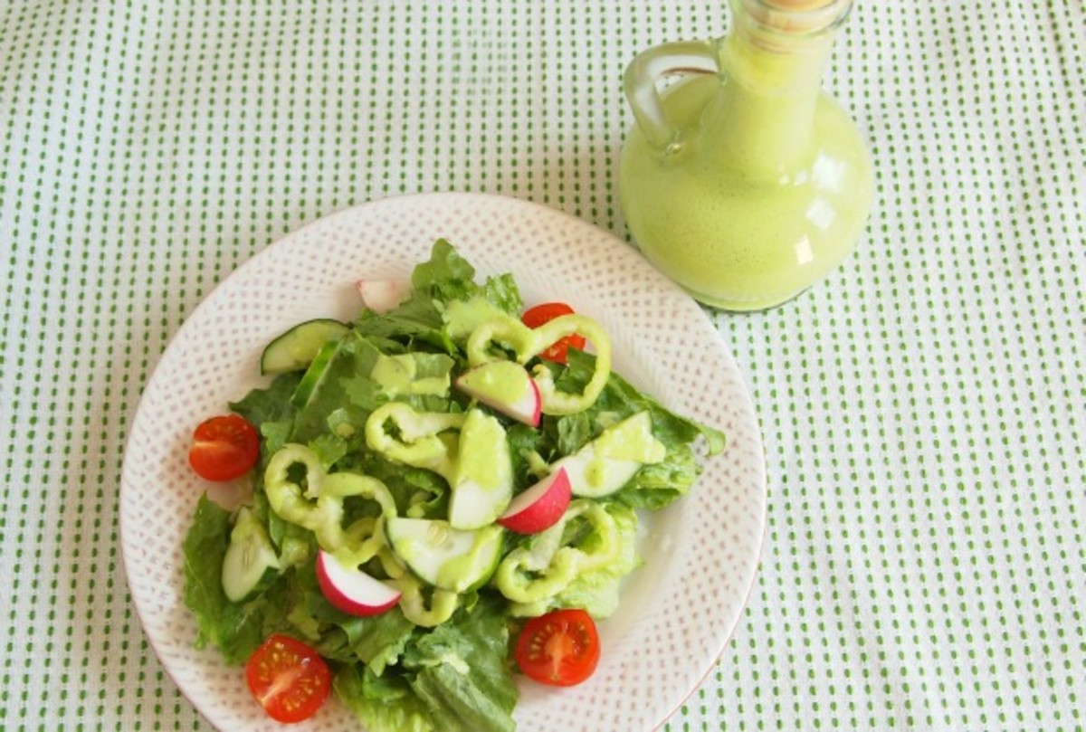 Creamy Parsley Salad Dressing Jamie Geller
