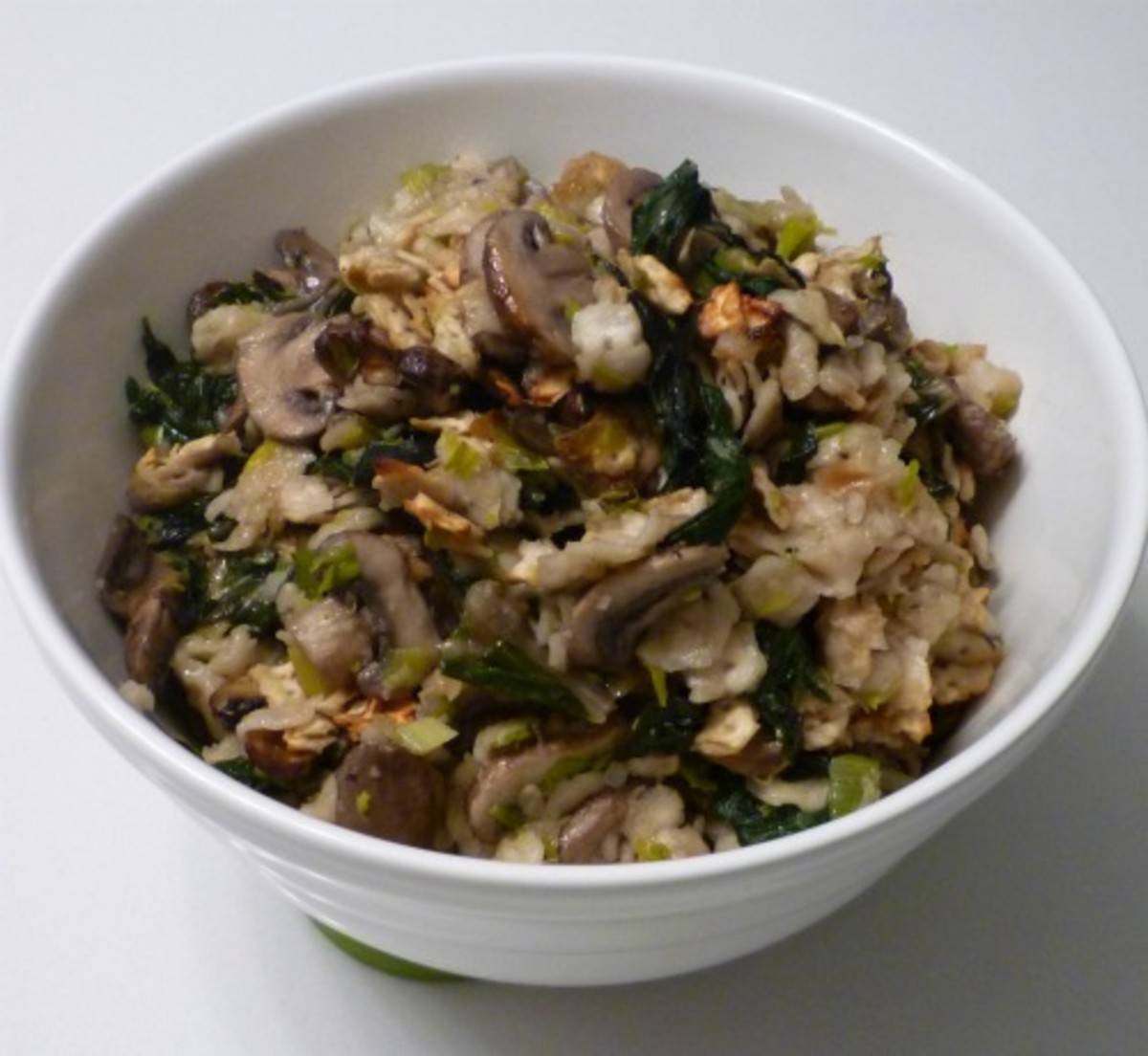 Mushroom, Leek and Swiss Chard Farfel Stuffing Jamie Geller