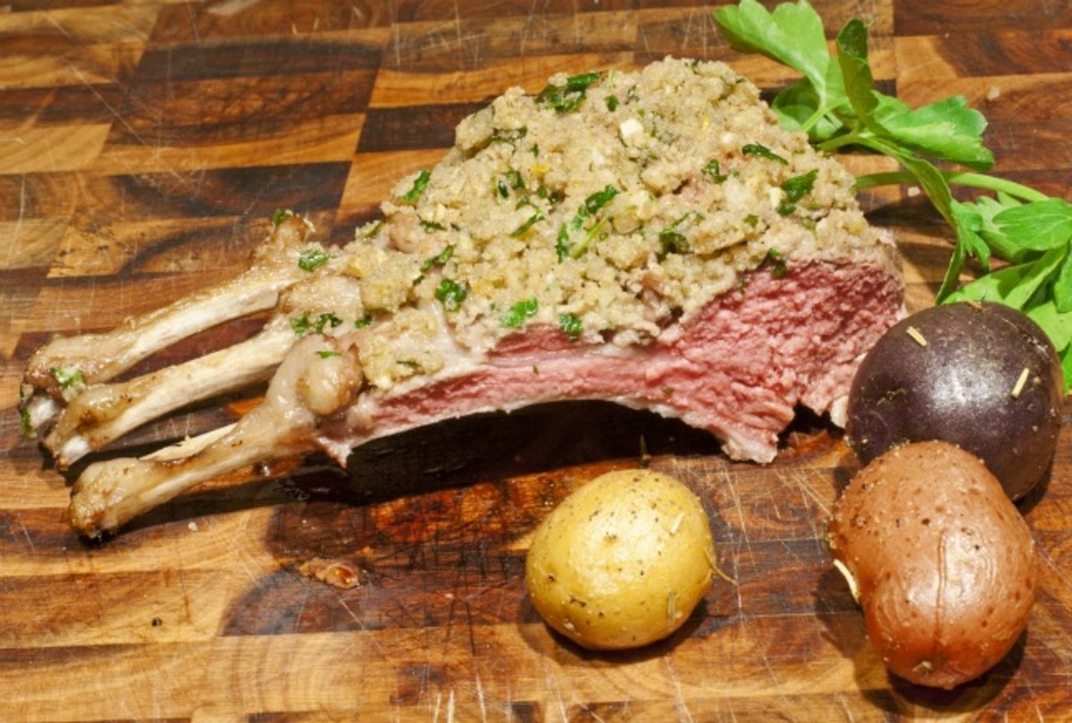 Rack of Lamb Persillade Jamie Geller