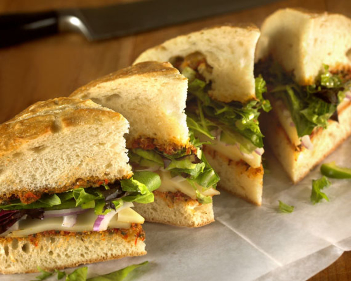 Vegetarian Sandwich with SunDried Tomato Spread Jamie Geller