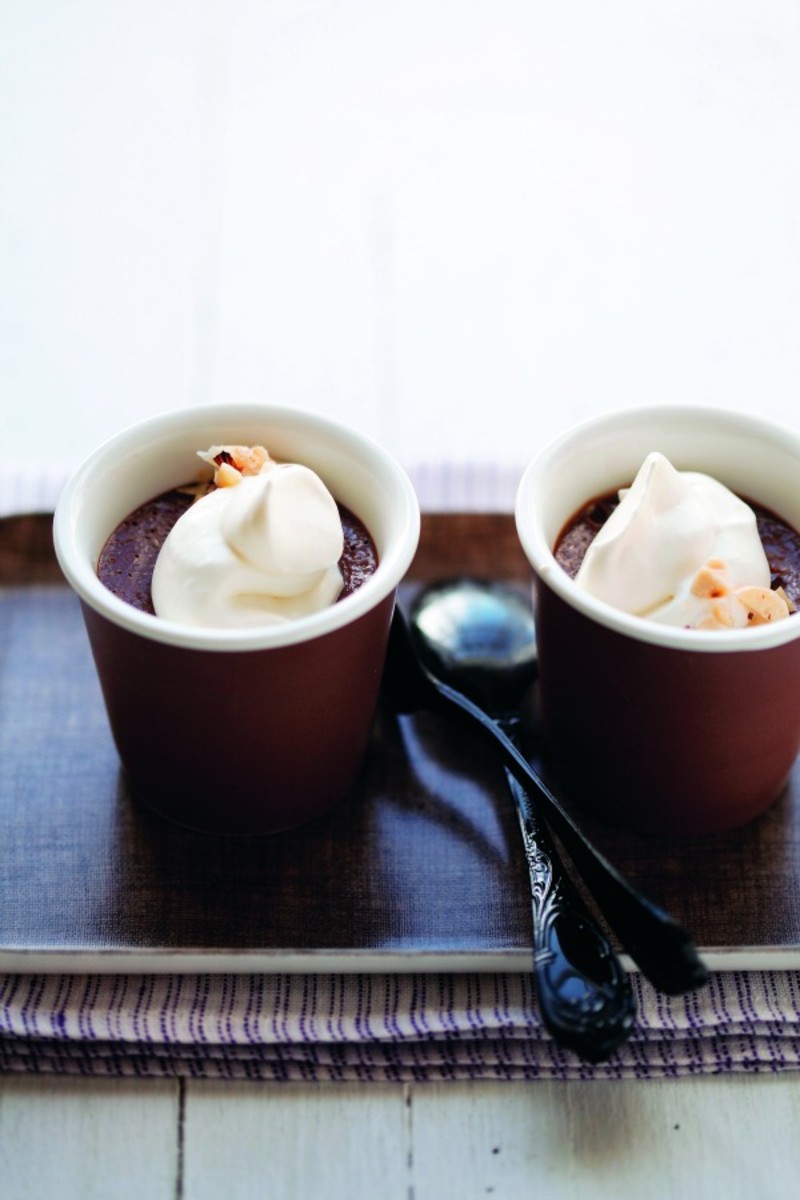 Chocolate, Hazelnut & Fleur de Sel Pots de Crème Jamie Geller