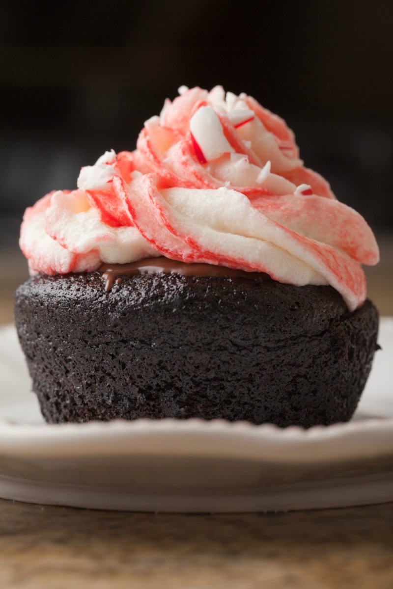 Chocolate Cupcake with Peppermint Frosting Jamie Geller