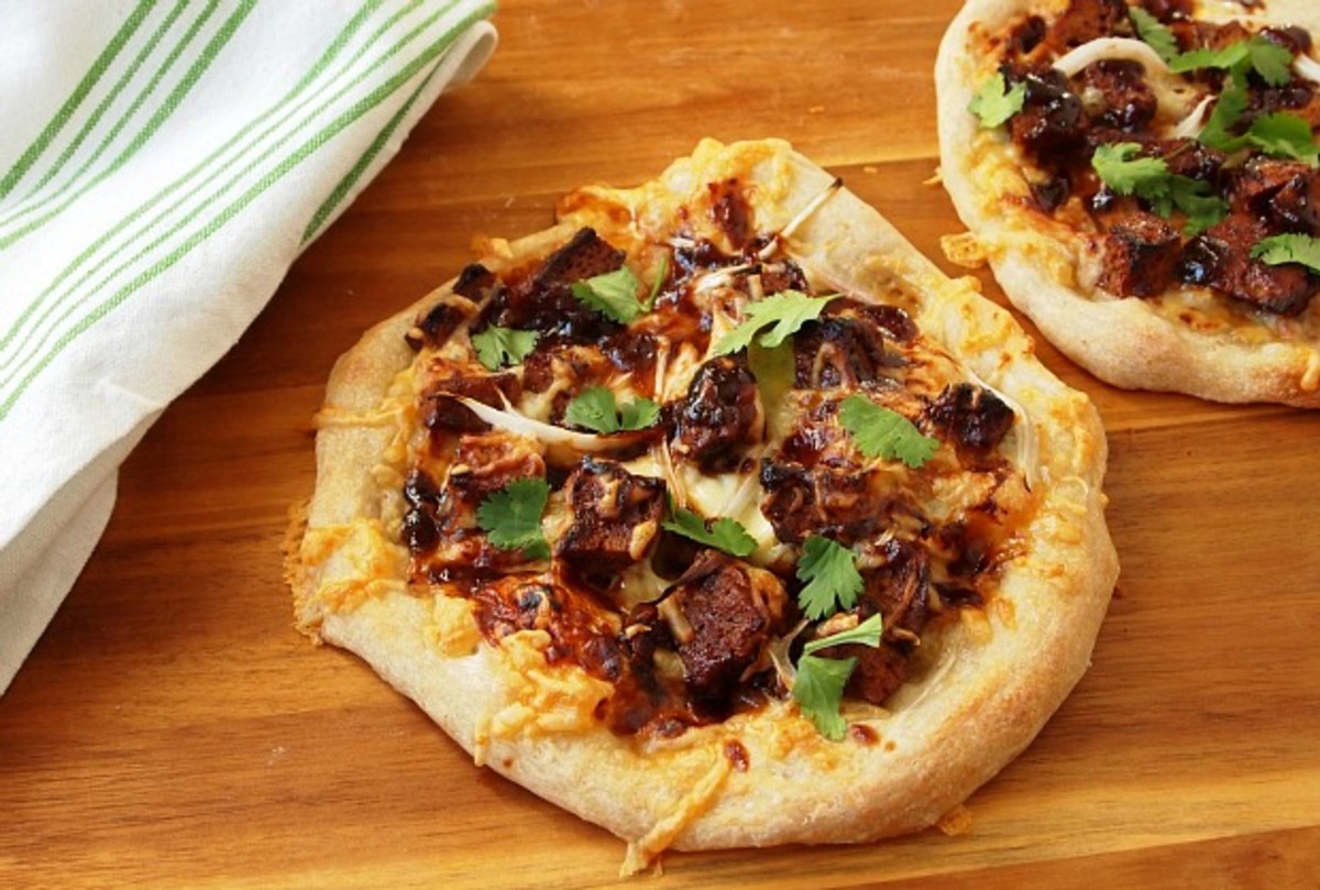 BBQ Seitan Pizza Jamie Geller