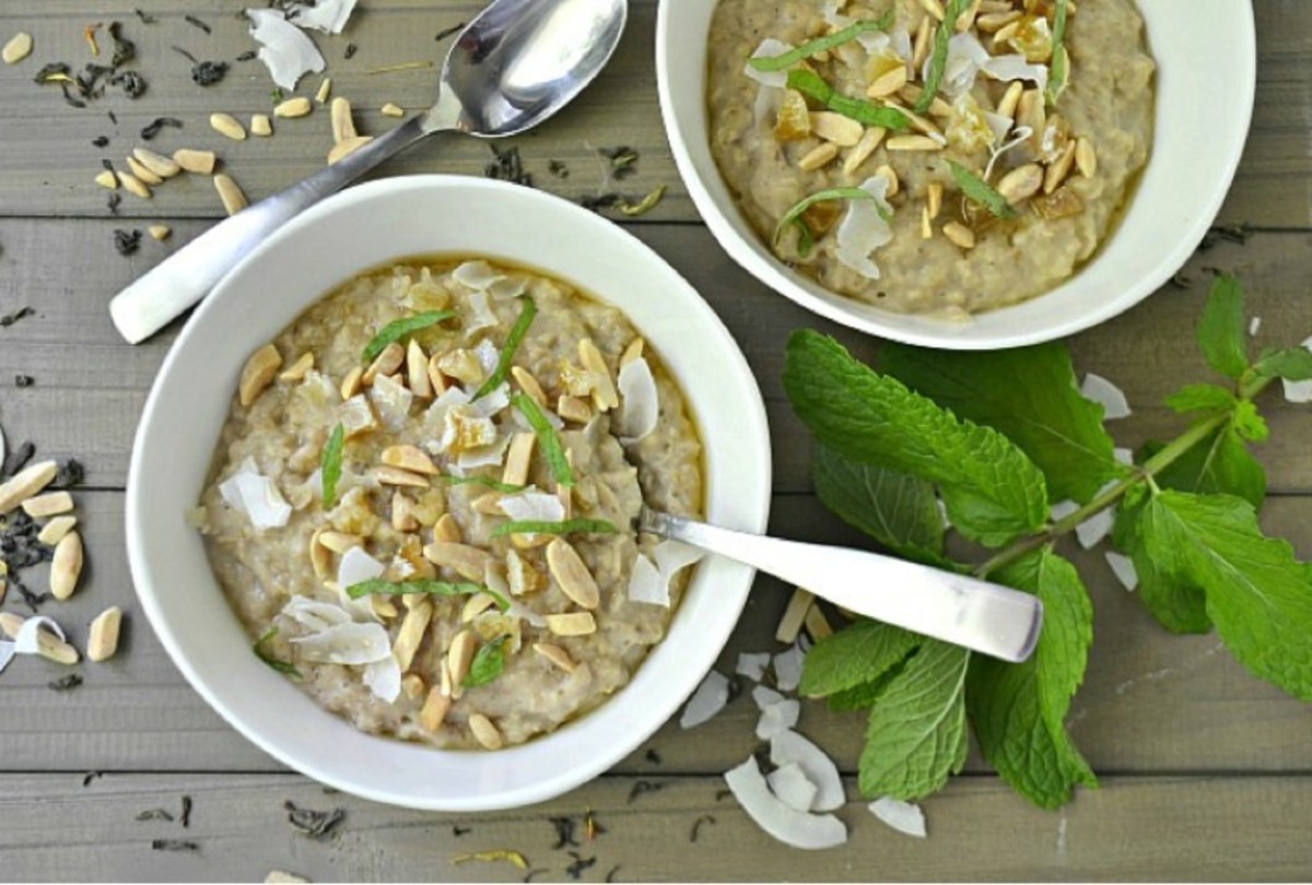 Green Tea Oatmeal Jamie Geller