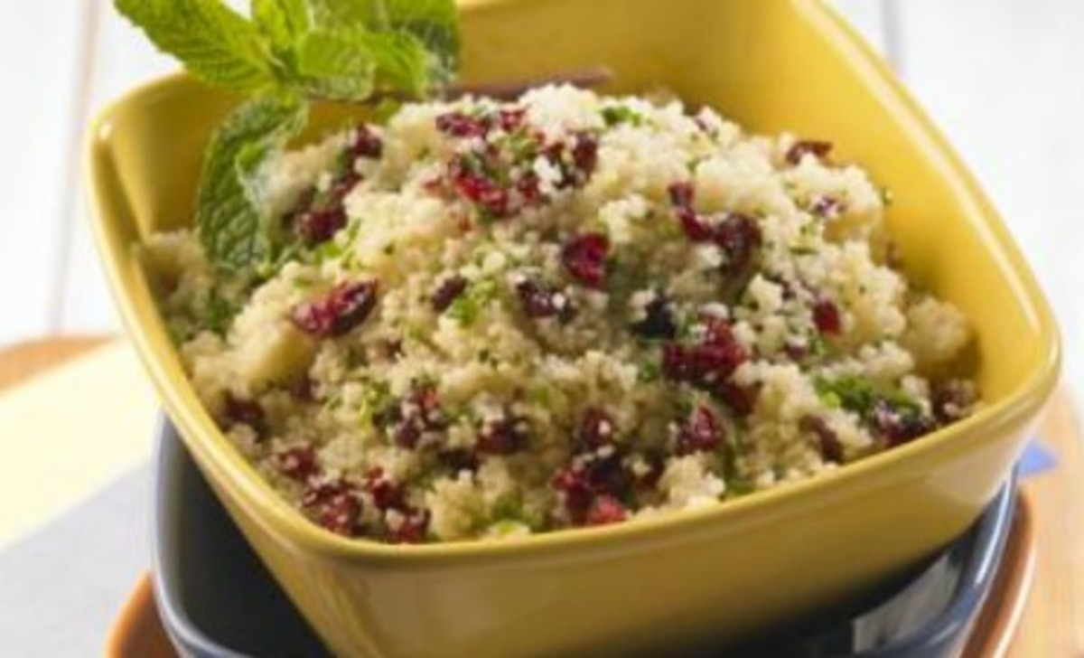 Couscous and Cranberry Salad Jamie Geller