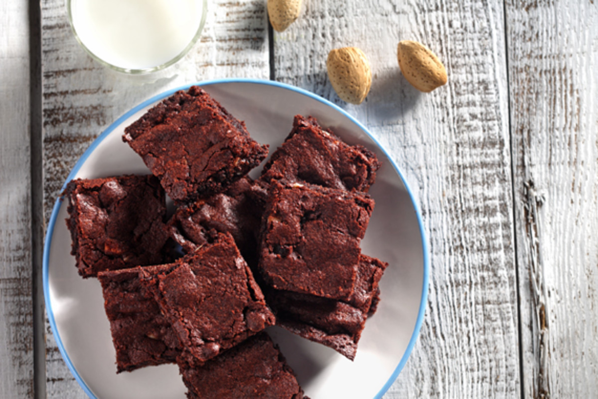 Quick Dark Chocolate Brownies Jamie Geller