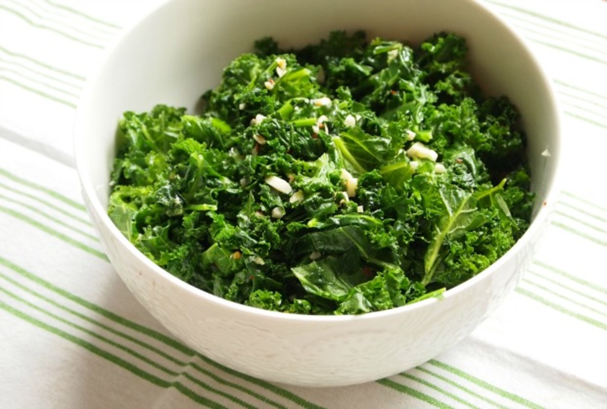 Sauteed Garlicky Kale Jamie Geller