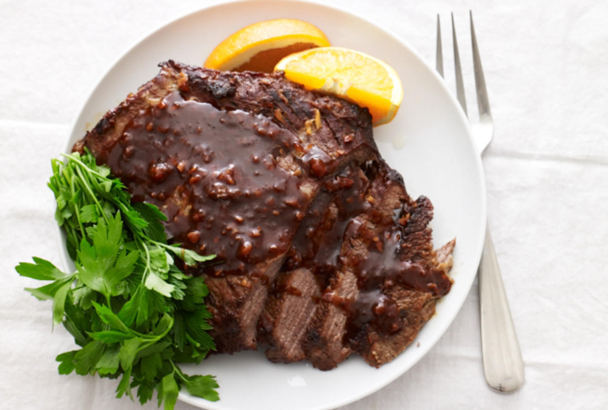 Garlic Brisket Honey Brisket Jamie Geller