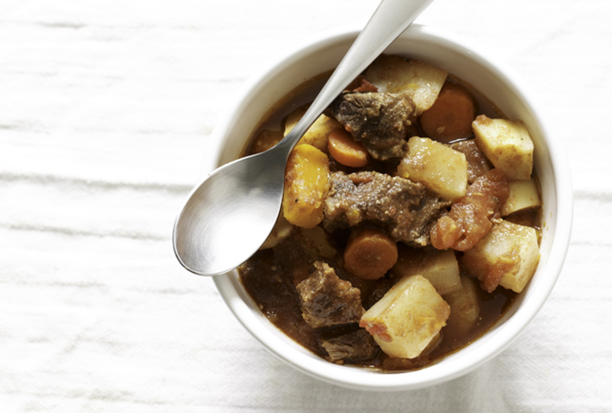 Slow Cooker Beef Stew with Root Vegetables Jamie Geller