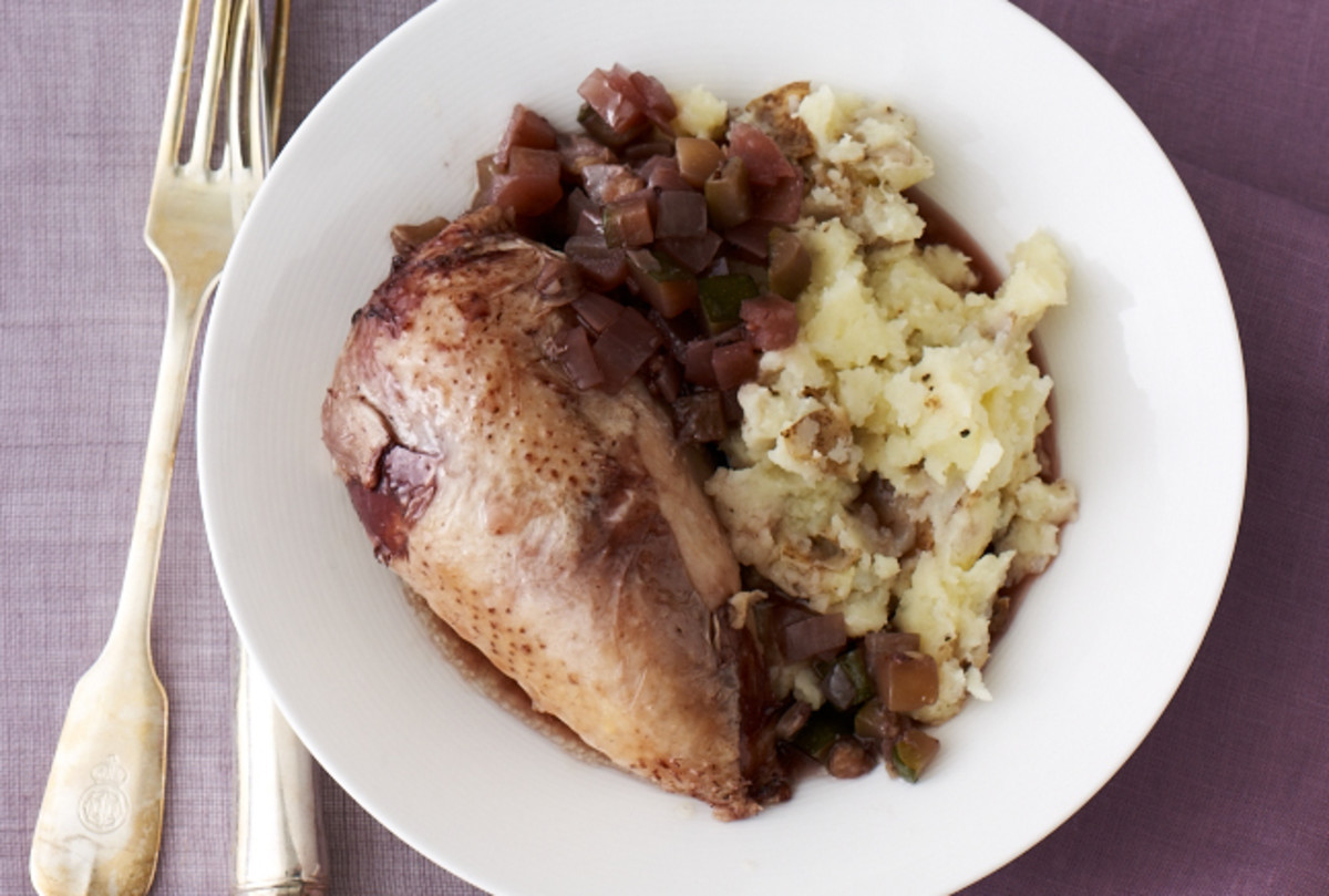 Chicken with Zucchini and Wine Stuffing Jamie Geller