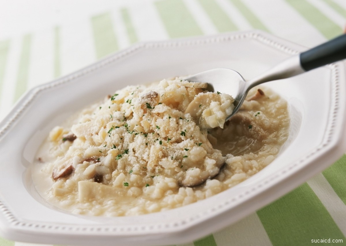 Risotto with Wild Mushrooms Jamie Geller