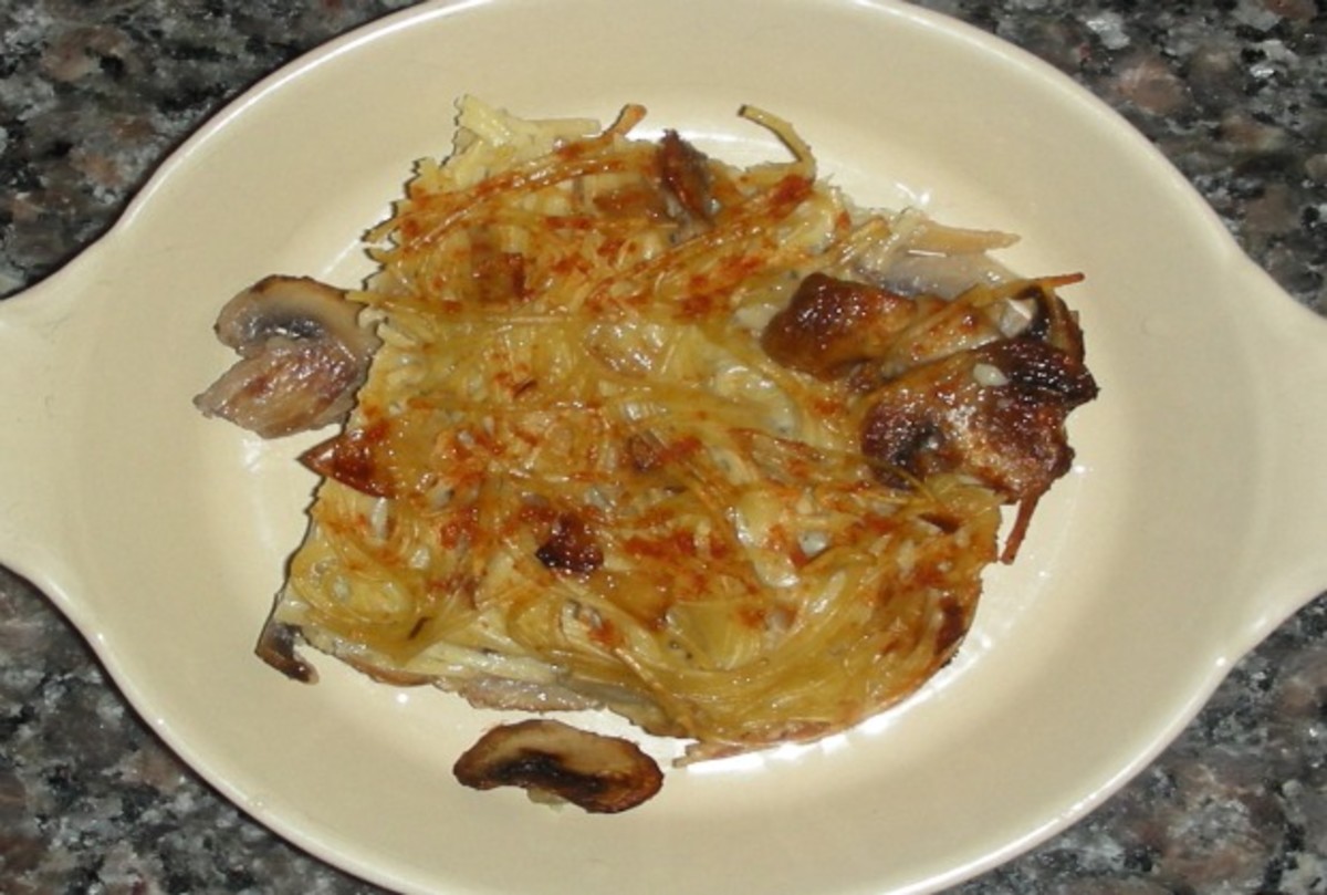 Mushroom Kugel Jamie Geller