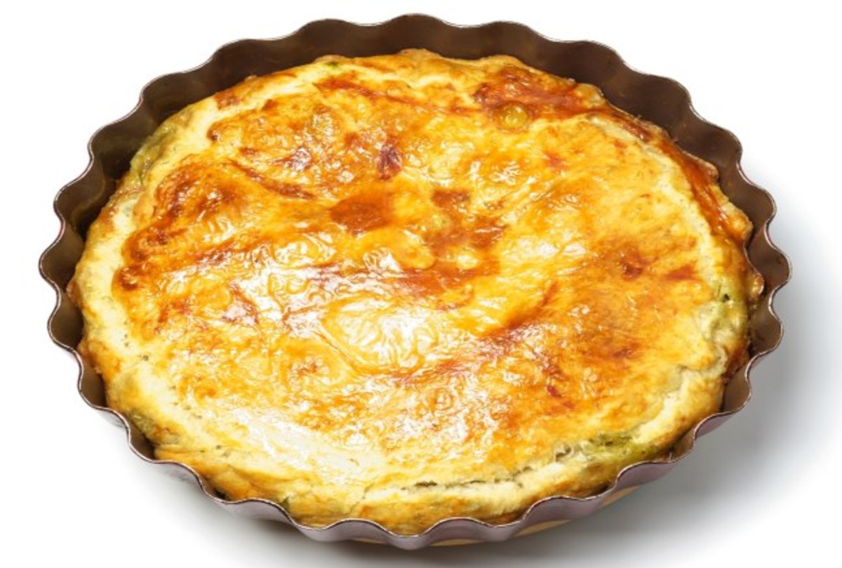 Pareve Potato Leek Quiche Jamie Geller
