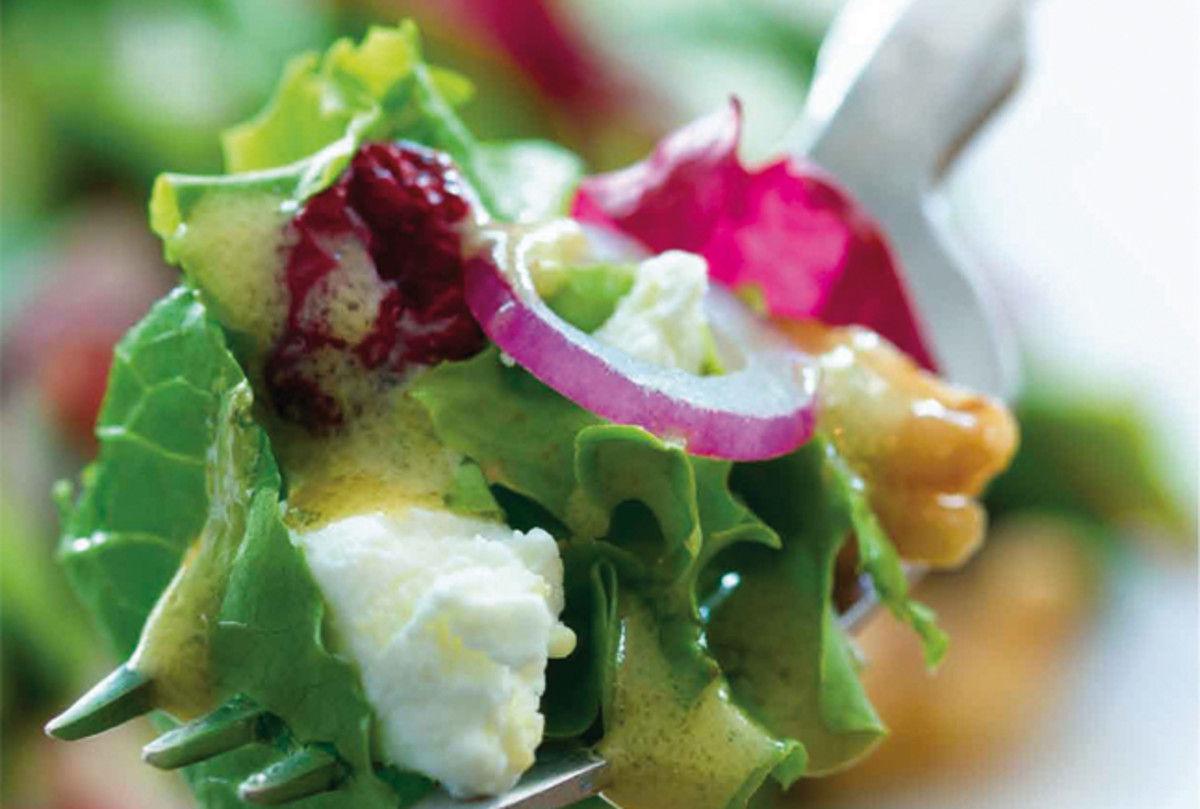 Goat Cheese Walnut Salad Jamie Geller