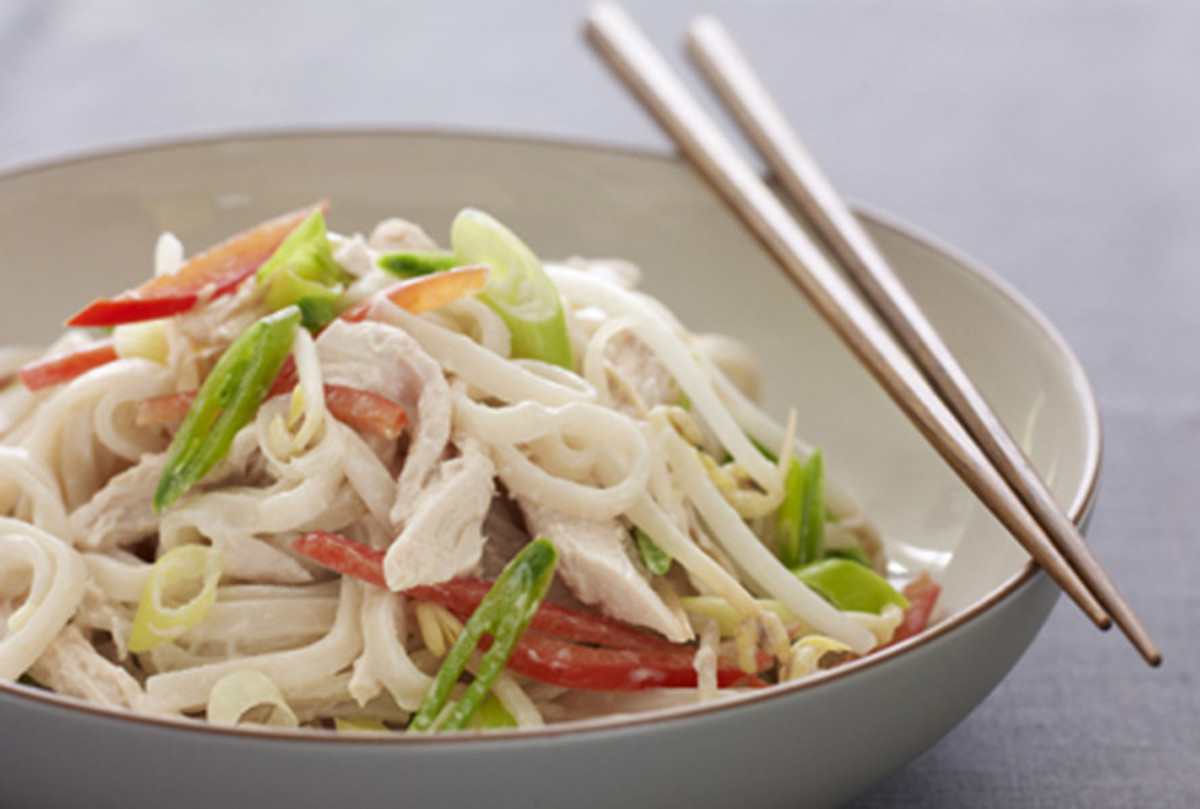 Chilled Chicken Noodle Salad Jamie Geller