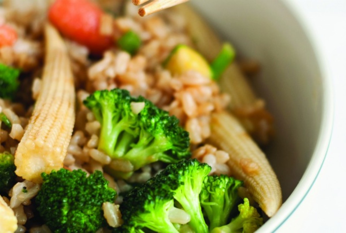 Asian Brown Rice Stir Fry Jamie Geller