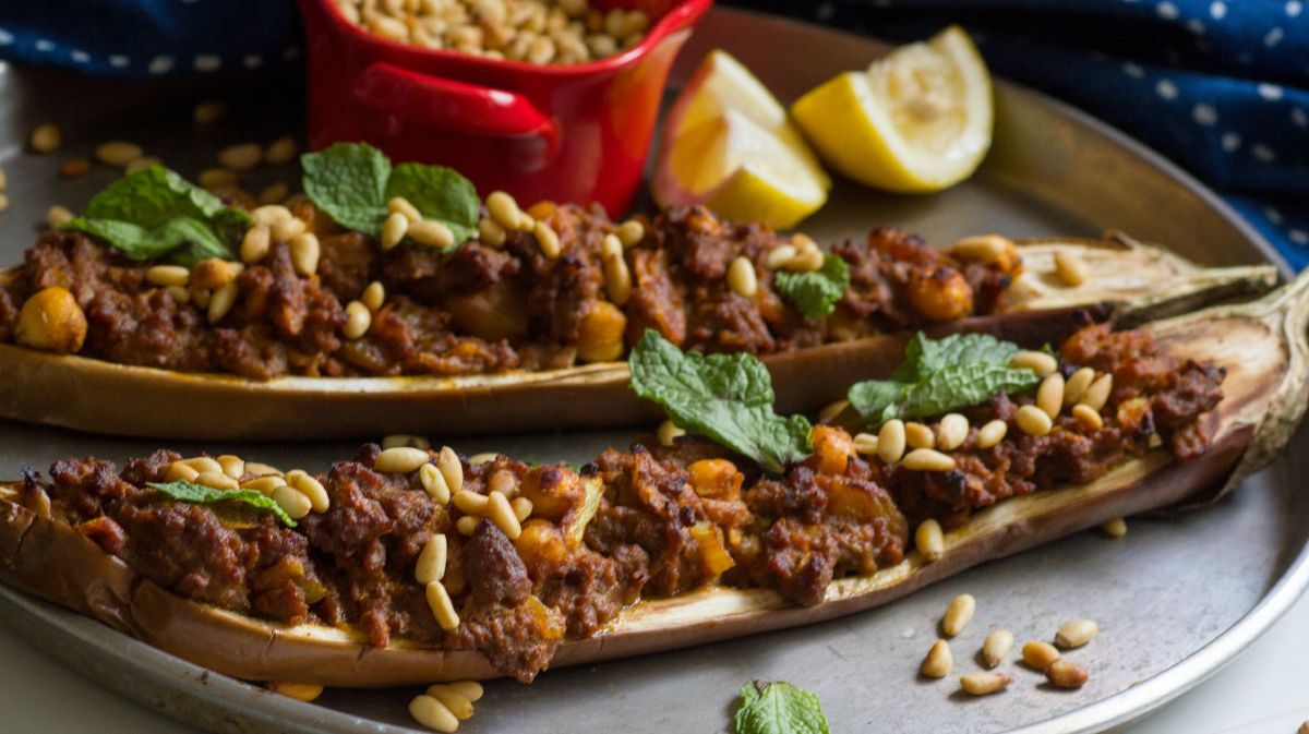 Middle Eastern Stuffed Eggplant Jamie Geller