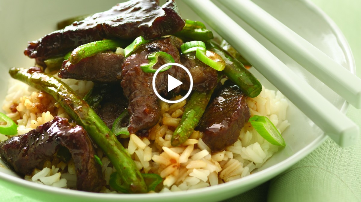 Beef and Green Bean Stir Fry Jamie Geller