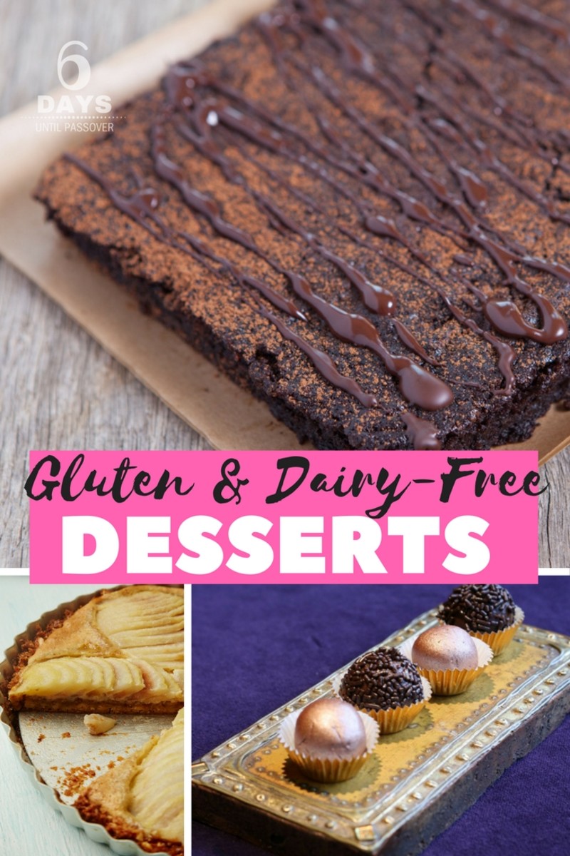 6 Days Until Passover Dairy Free and Gluten Free Passover Desserts