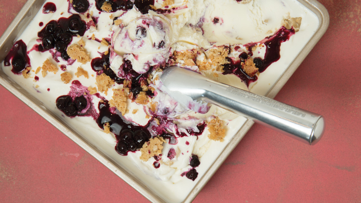 Frozen Blueberry Crumble Jamie Geller