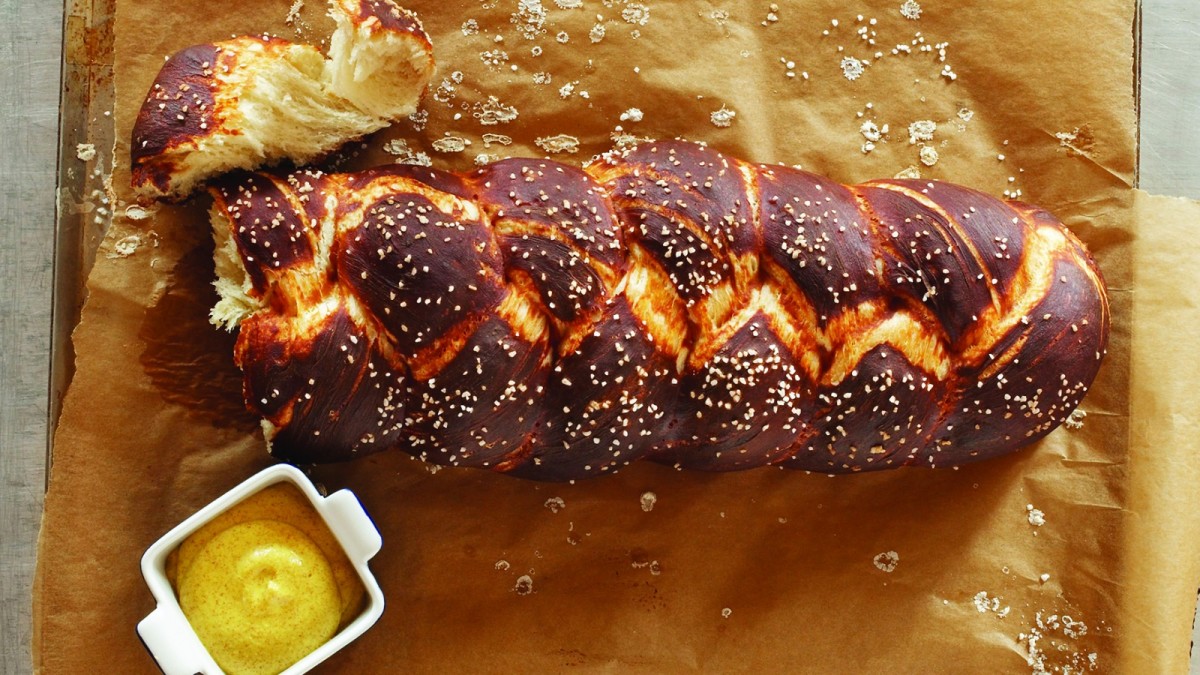 Hot Pretzel Challah Jamie Geller