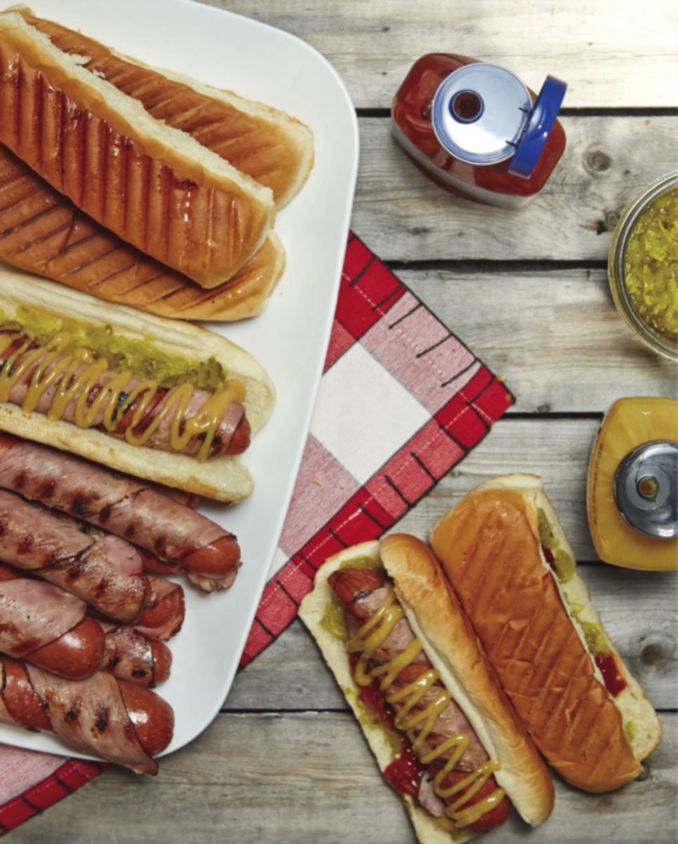 PastramiWrapped Sausage Jamie Geller