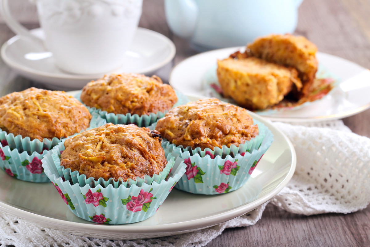 Apple Carrot Muffins Jamie Geller