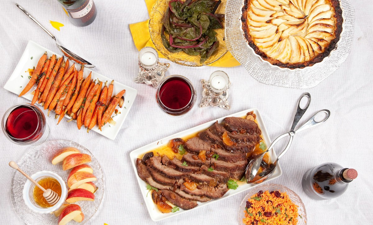 A Traditional Jewish Food Rosh Hashanah Menu - Jamie Geller