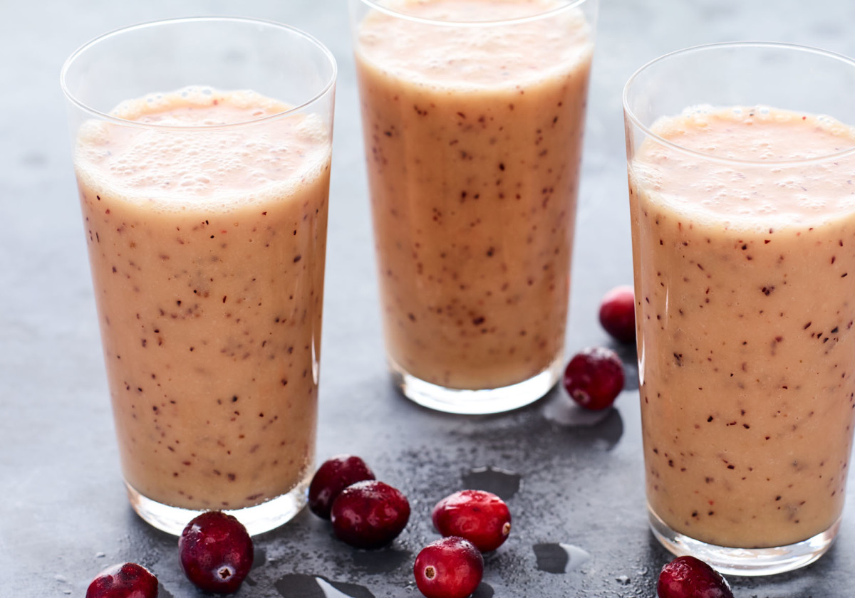 CranberryMango Smoothie Jamie Geller