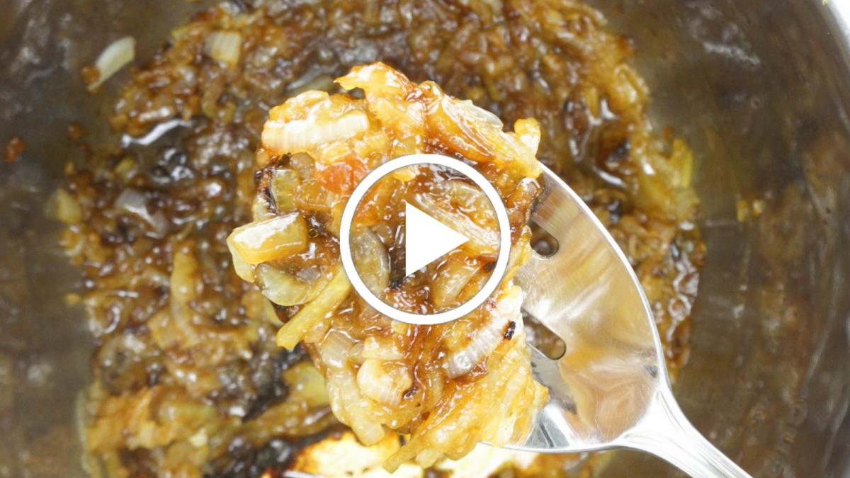 Instant Pot Caramelized Onions Jamie Geller